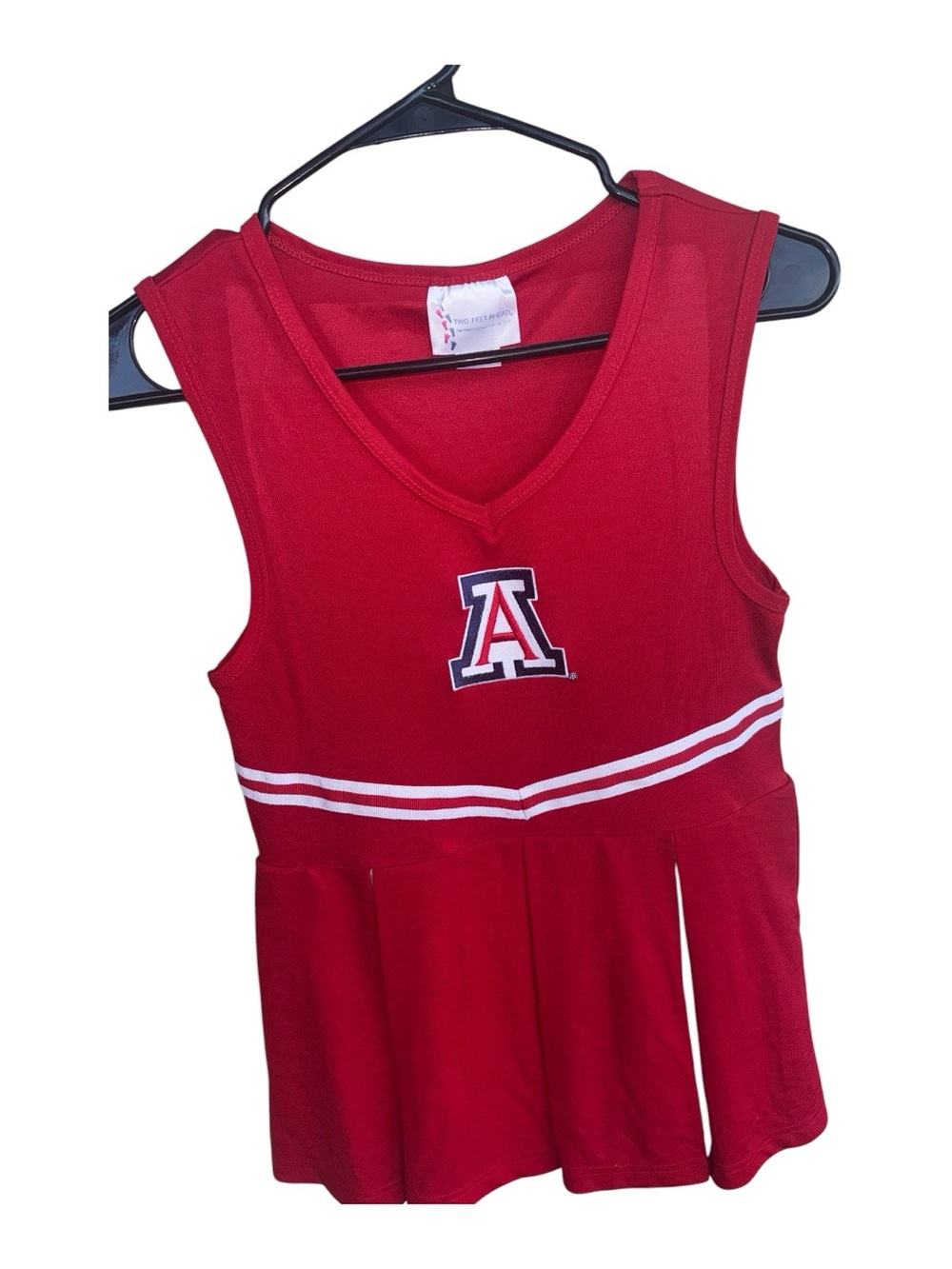 University of Arizona Girls' Red Sleeveless Cheer Top
